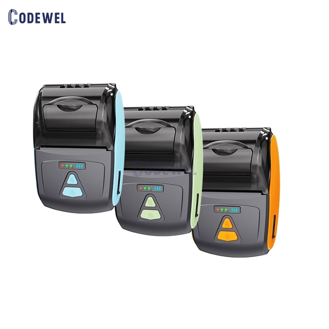 58mm Portable Thermal Printer Wireless Thermal Receipt Printer Mini Mobile Printer