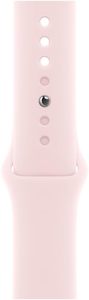 Pour Apple Watch Series <span class=keywords><strong>9</strong></span> [GPS 41mm] Boîtier en aluminium rose avec bracelet sport rose M/L (Reconditionné) Modèle A2978 Garantie 90 jours Accéléromètre - Product Image 3