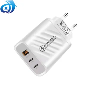 PD Usb C Charger For Iphone 12 13 14Pro Xiaomi Fast Quick Charge Dual Type-C PD USB Charger For QC 3.0 Mobile Phones Adapter