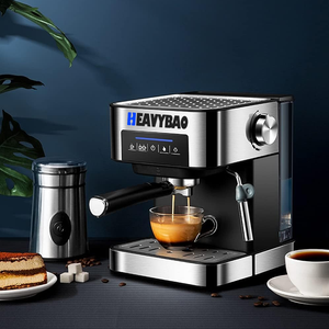 Heavybao-<span class=keywords><strong>cafetera</strong></span> eléctrica portátil de acero inoxidable, máquina de hacer Espresso con espuma - Product Image 6