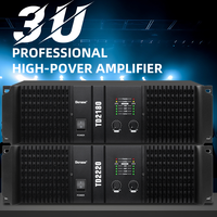Berase TD2220 penguat daya 3U Dual channel 2*2200W, Amplifier daya 3U profesional untuk dijual dengan layanan jangka panjang