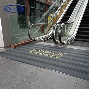 Top Quality Customized Logo Anti-UV Waterproof PET PVC Floor Mats Rugs Carpet Flooring Roll Door Matting For Elevator Yacht
