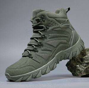 DFU35 Botas de Tobillo Transpirables de Gamuza Negra, Zapatos de Entrenamiento - Product Image 4