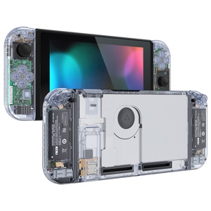 Clear Glacier Blue Full Replacement Shell for Nintendo <b>Switch</b>, Transparent Console Housing - Product Image 2
