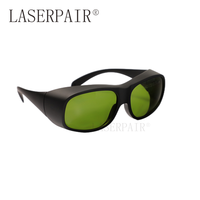 Lunettes de sécurité laser à haute protection certifiées CE 730-1100nm OD 5+ et 750-1100nm OD 7+ pour laser Diode ND YAG