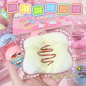 ของเล่นบีบ TPR สควิชชี่รูปอาหารนุ่มๆ ไอศกรีม ของเล่นบีบคลายเครียด ขายดี - Product Image 2