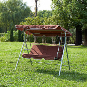 3 Person Jhula <b>Swing</b> Patio Chair with Canopy Garden Outdoor - Product Image 2