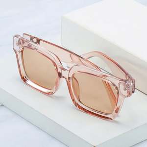 Gafas de Sol Cuadradas con Logotipo Personalizado, Diseño Retro, Letra X, Color Negro y Rojo, Protección UV400, Montura Grande, para Hombre y Mujer - Product Image 2