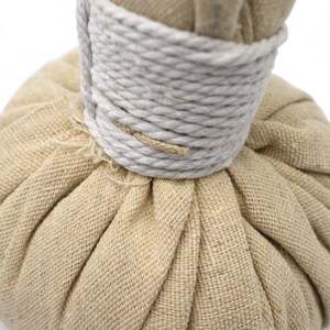 Boule de massage à base de plantes thaïlandaises pour spa et athlètes Boule de compresse à base de plantes naturelles Soulagement de la fatigue Aroma Massage Spa Ball - Product Image 5