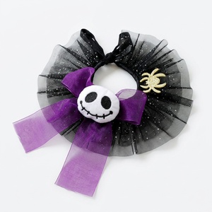 <span class=keywords><strong>Bandana</strong></span> personnalisable pour animaux de compagnie (chats et chiens) – Accessoire de décoration festif et amusant pour Halloween, en forme de triangle, avec motif mignon et amusant - Product Image 2