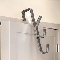Einfache Installation, 10 Stück, Türhaken aus Kohlenstoffstahl, für Kleidung, Hüte, Mantelständer, Aufbewahrungsregal, Aufbewahrung für Zuhause, Badezimmerzubehör