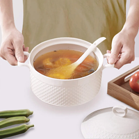 Casserole moderne Cuisine nordique Ustensiles de cuisine en porcelaine blanche personnalisés Vente en gros Marmite en céramique pour la cuisson