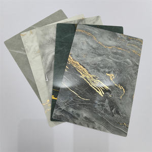 Plaque en acrylique stratifié avec incrustation d'or et d'argent, motif pierre, écologique, panneau PMMA anti-UV, résistant à la moisissure, film acrylique - Product Image 5