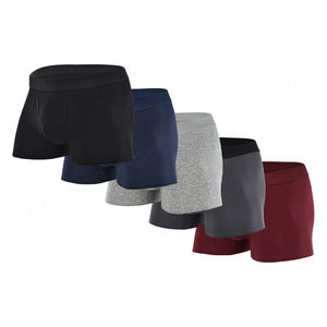 Calzoncillos bóxer de algodón ultrasuave de buena calidad para hombre, ropa interior de estilo popular directamente de fábrica - Product Image 1