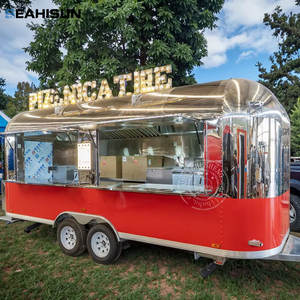 קייטרינג מטבח נייד קרוואן אוכל נייד אמריקאי קפה גלידה מזון מהיר חטיפים מסעדות משאית נירוסטה נקניקיות צ'יפס - Product Image 2