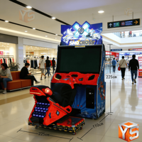 Machine d'arcade ZDYS Coin Pusher, jeu de conduite 3D à monnayeur pour supermarché, personnalisable