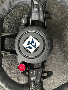 Volant de direction complet en fibre de carbone pour Volkswagen <span class=keywords><strong>Golf</strong></span> <span class=keywords><strong>7</strong></span>.5 MK7 VW Polo GTI GTE Scirocco R Passat CC R-<span class=keywords><strong>Line</strong></span> Jetta - Product Image 5
