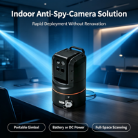 Détecteur multifonctionnel de protection de la vie privée en intérieur, haute sensibilité, scanner de caméra cachée RF, pour hôtel et bureau