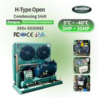 Prix usine Donpos Unité de condensation semi-hermétique de type H refroidie par air pour la conception de chambres froides, pour grossistes