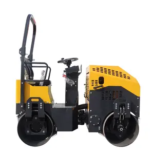 China hot sale mini road roller compactor YC-600C walking double drum road roller Mini Asphalt Roller with fair price