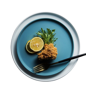 <span class=keywords><strong>Assiette</strong></span> de chargeur de dîner personnalisée en glaçure mate, <span class=keywords><strong>assiette</strong></span> en céramique bon marché pour mariage - Product Image 3