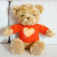 Pull en peluche pour ours, joli petit pull tricoté avec motif cœur, accessoires vestimentaires unisexes pour poupées