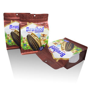 LT tùy chỉnh in hạt có thể tái chế <span class=keywords><strong>Ziplock</strong></span> bao bì nhựa dây kéo nhôm lá tám mặt niêm phong túi đáy phẳng có lỗ treo - Product Image 3