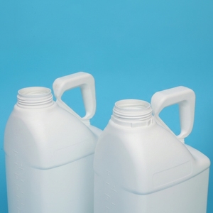 Bidon carré en plastique HDPE de qualité <span class=keywords><strong>alimentaire</strong></span> 1L-<span class=keywords><strong>10L</strong></span> avec bouchon à vis anti-fuite pour huile comestible, sauce, jus - Fabricant - Product Image 3