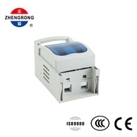 Disjoncteur à 3 pôles ZHENGRONG 690V, type couteau HR17B-63, en plastique