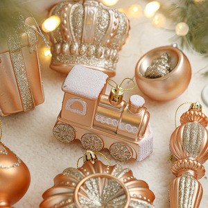 Adornos Navideños, Adornos Colgantes con Brillantina, Juego <span class=keywords><strong>de</strong></span> Adornos Navideños - Product Image 3