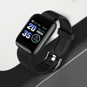 热销智能手表116加腕带手链血压运动腕带健身D13智能手表