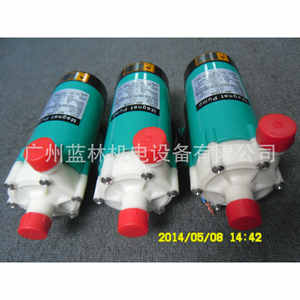 Pompe à circulation miniature haute pression, pompe magnétique résistante à la corrosion MP-20RZM, pompe magnétique chimique à joint filaire - Product Image 1