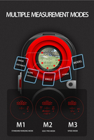 Nouvelle mise à niveau chaude 7x1200 Yards aimant Laser chasse Golf aventure télescope extérieur télémètres Laser télescope