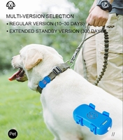 Collier de suivi GPS multifonctionnel personnalisé 4g surveillance de l'activité de la santé 4g localisateur anti-perte chien collier de suivi GPS intelligent