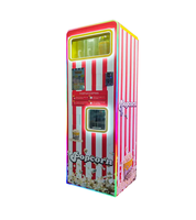 Machine à Popcorn Automatique Commerciale en Acier Inoxydable, Vente en Gros Usine, Distributeur Automatique à Monnayeur avec Système de Paiement Complet