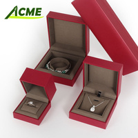 Boîte à bijoux de haute qualité pour boucle d'oreille collier bague pour mariage