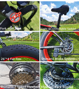 Bicicleta Eléctrica Zeegr Electro Elec Chopper Frike de 26 Pulgadas, Bicicleta Eléctrica Elektro Frey, Bicicleta Eléctrica Ilectric - Product Image 4
