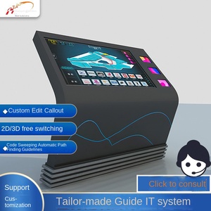 Thông minh 3D Hướng dẫn hệ thống cho trung tâm mua sắm Navigation cảm ứng tương tác deskwayfinder cảm ứng kiosk kỹ thuật số biển hiển thị - Product Image 3
