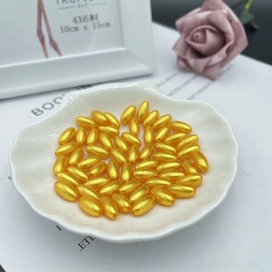 بسعر الجملة من المصنع ABS بلاستيك فضي وذهبي حبات لؤلؤ الأرز مع ثقوب للديكور بنفسك - Product Image 5