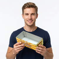Plateau d'emballage alimentaire biodégradable Emballage alimentaire personnalisable écologique pour frites