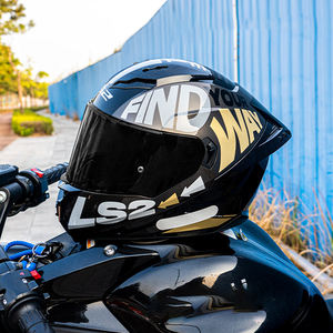 Nouveau <span class=keywords><strong>casque</strong></span> intégral <span class=keywords><strong>de</strong></span> <span class=keywords><strong>moto</strong></span> LS2 FF806 Fusion unisexe toutes saisons, en mousse ABS, double visière anti-buée, grande aile arrière, <span class=keywords><strong>feu</strong></span> <span class=keywords><strong>stop</strong></span> - Product Image 2