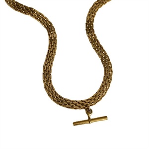 High Quality 18K PVD Electroplating Simple and Unique <b>Rope</b> Stainless Steel Cuban Necklace Women's Jewelry - Product Image 6