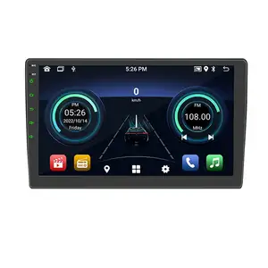 Android 9/10 Inch 2.5d Arc Touchscreen Auto Dvd-Speler Algemene Auto Audio Video Gps Stereo