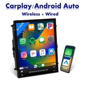 Zmecar Universal <strong>Android</strong> 9.7 Inch Big Vertical Screen Tesla Style GPS Navigator Reverse Camera Car DVD <strong>MP5</strong> <strong>Player</strong> - Product Image 4