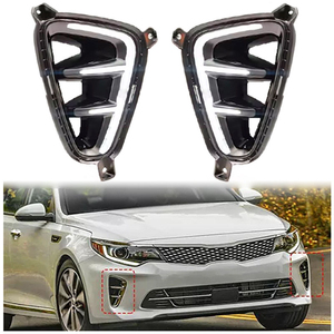 LED ban ngày Chạy ánh sáng đèn sương mù Bìa DRL đèn cho Kia Optima K5 2016 2017 2018 lái xe đèn sương mù 12V phụ tùng ô tô - Product Image 1