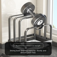 Support de couvercles de casseroles multifonctionnel en acier inoxydable, grande capacité, sur pied, style moderne et minimaliste, épaissi, non pliable