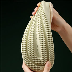 Mode personnalisée dames hiver chaud maison chaussures d'intérieur pantoufles en peluche pour <span class=keywords><strong>femme</strong></span> sabots en fourrure - Product Image 5