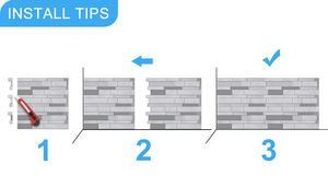 Résistant aux rayures longue bande marbre métro 1.2mm épaisseur peler et coller vinyle dosseret carreaux muraux <span class=keywords><strong>facile</strong></span> à bricoler - Product Image 3