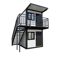 Micro-bureau modulaire moderne à deux étages, maison-conteneur de type resort