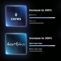 Projecteur laser intelligent XGIMI Z6X Pro DLP 1080P compatible 4K, 3D, mise au point automatique, 950 lumens, léger, home cinéma tout-en-un, garantie 3 ans, 64 Go